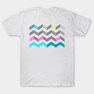 Abstract geometric colorful pattern design T-Shirt